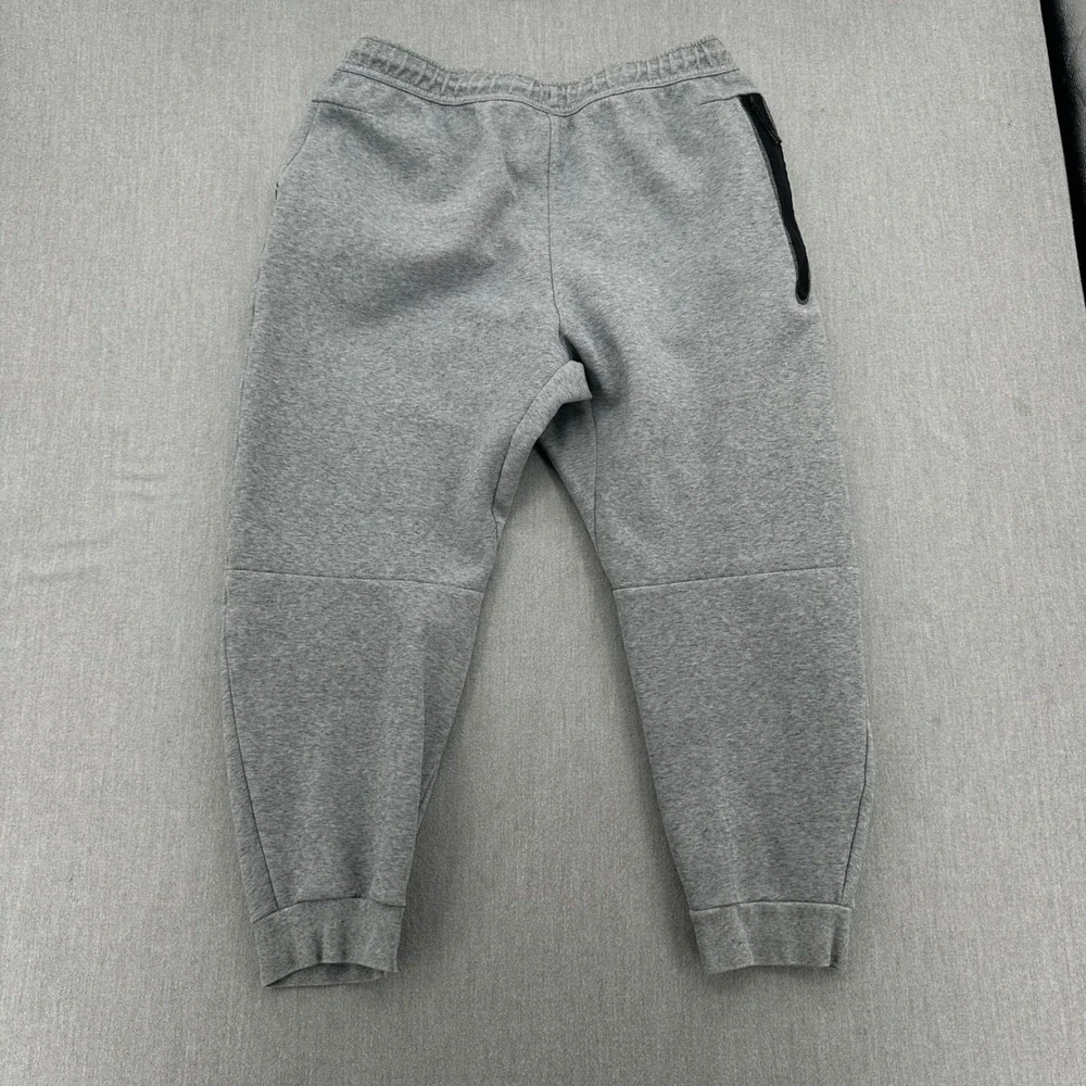 Nike Tech Sweatpants Mens XXL Gray Fleece Joggers Tapered Cuff